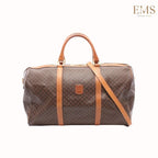 Celine Macadam Boston Bag | Dark Brown