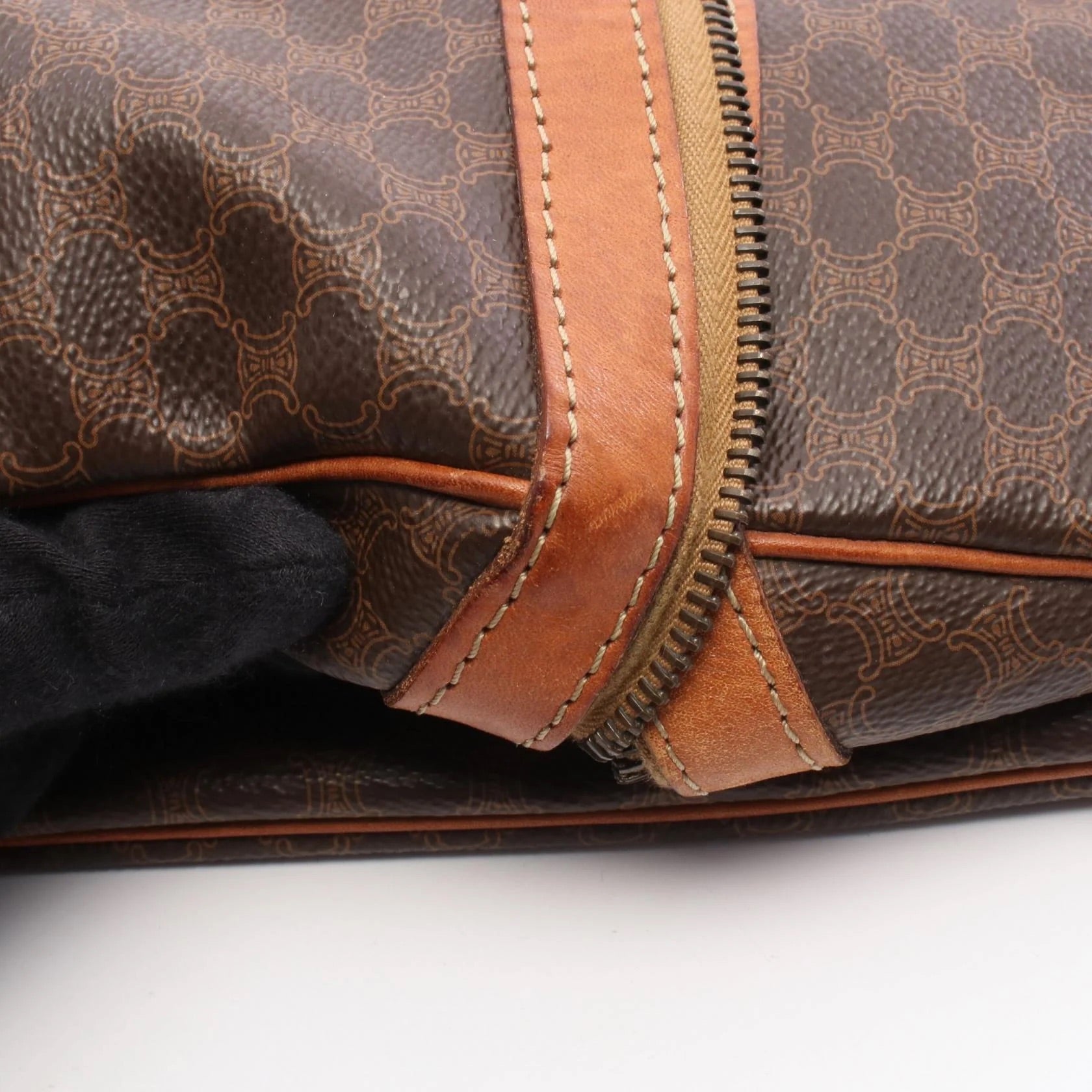 Celine Macadam Boston Bag | Dark Brown