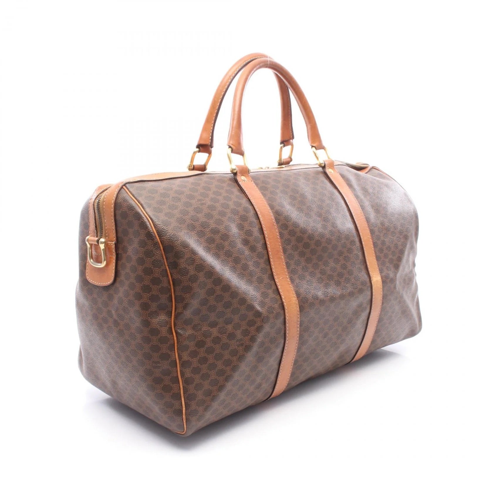 Celine Macadam Boston Bag | Dark Brown