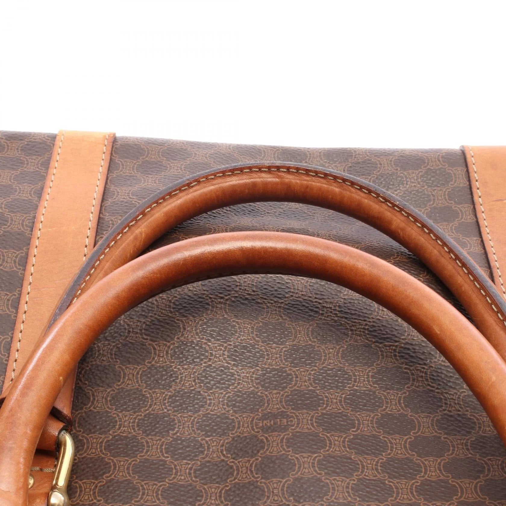 Celine Macadam Boston Bag | Dark Brown