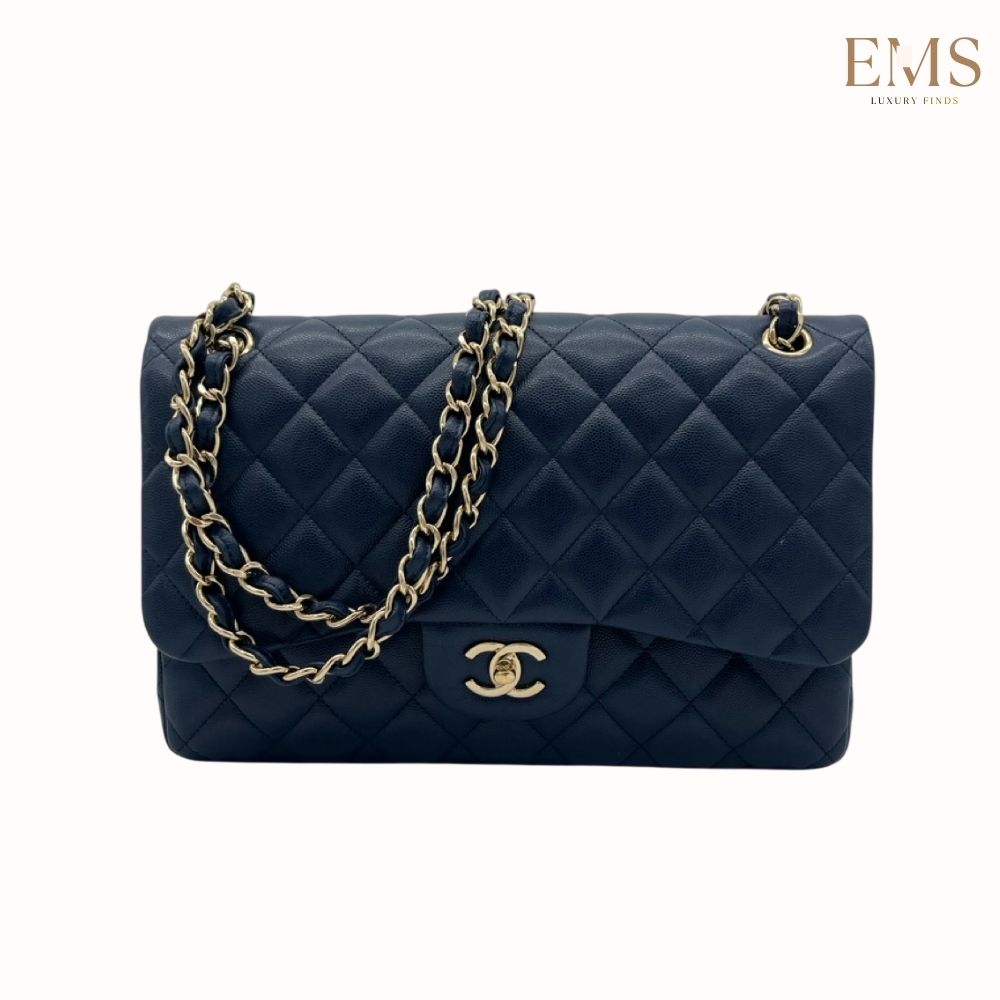 Chanel Classic Jumbo Double Flap | Navy Blue