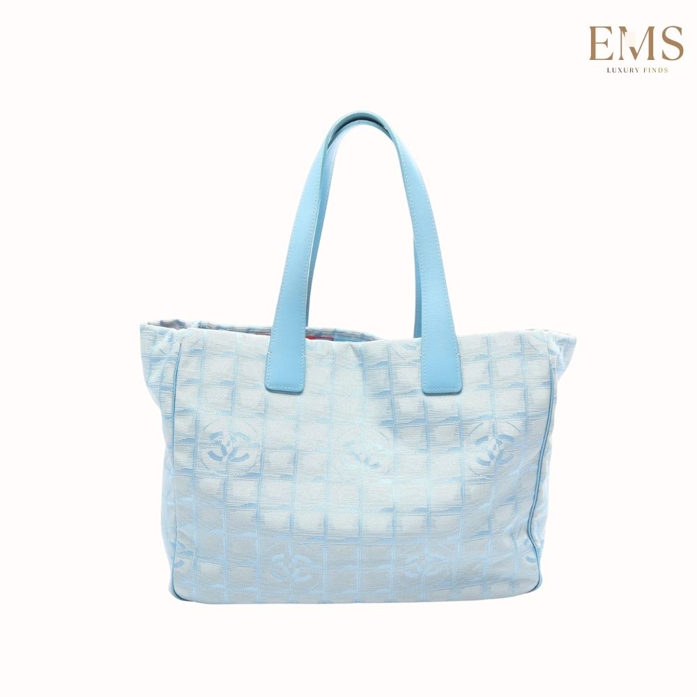 Chanel New Travel Line MM Handbag | Light blue