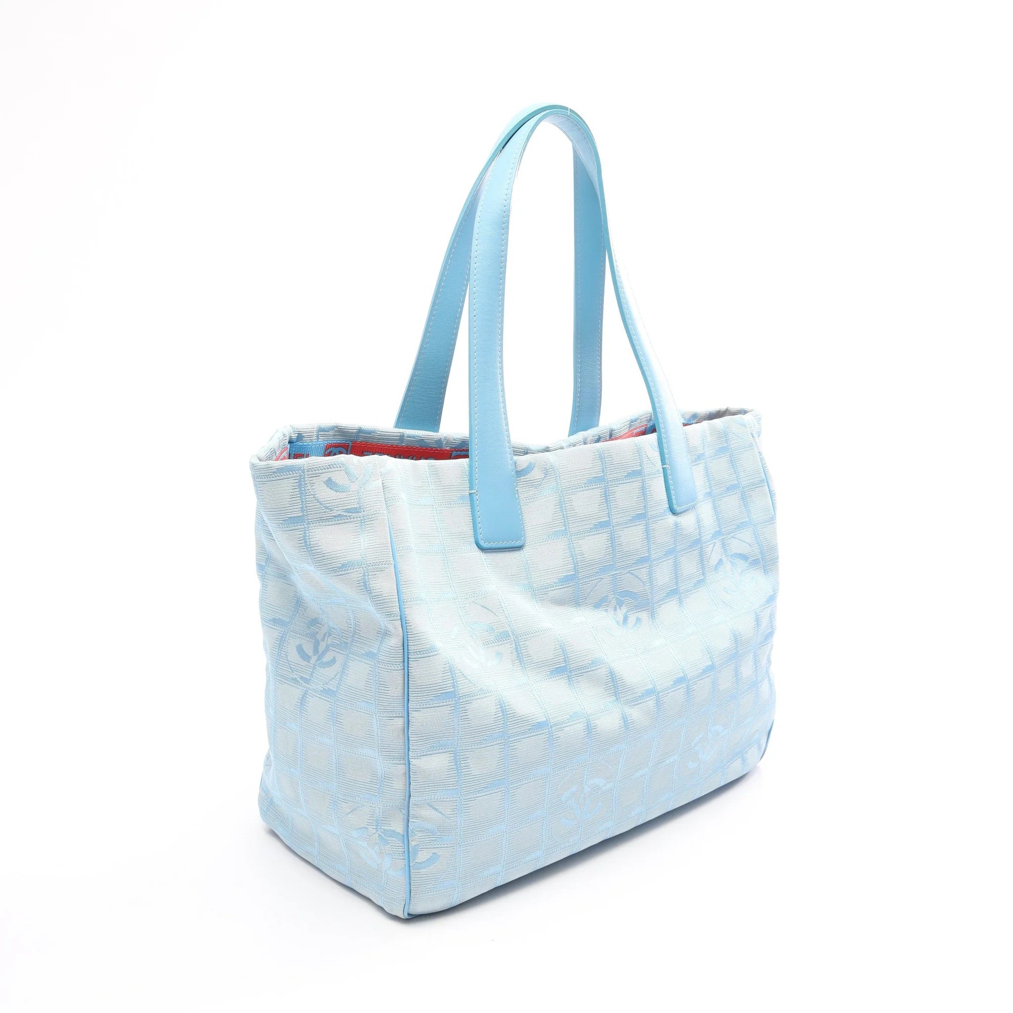 Chanel New Travel Line MM Handbag | Light blue