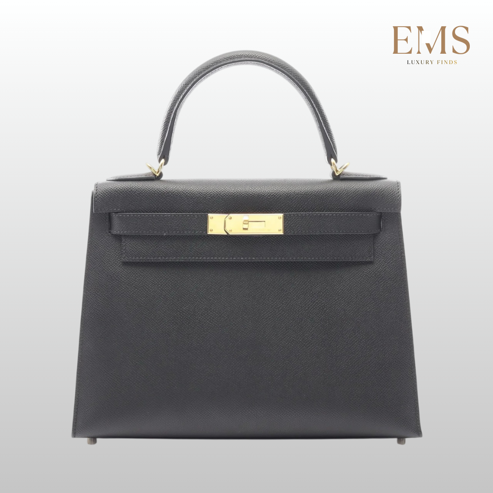 Hermès Kelly 28 - Noir (Epsom Sellier)
