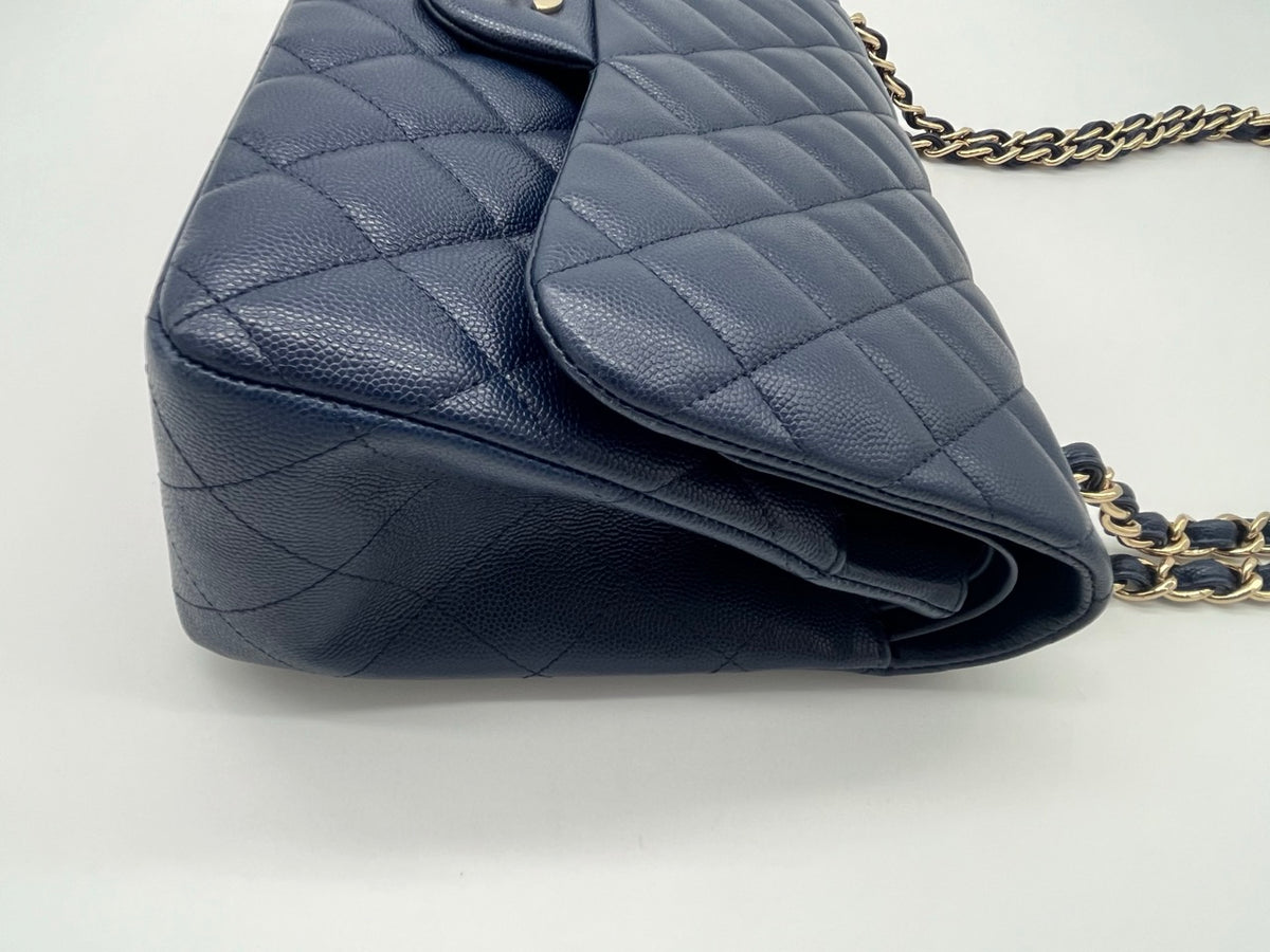 Chanel Classic Jumbo Double Flap | Navy Blue
