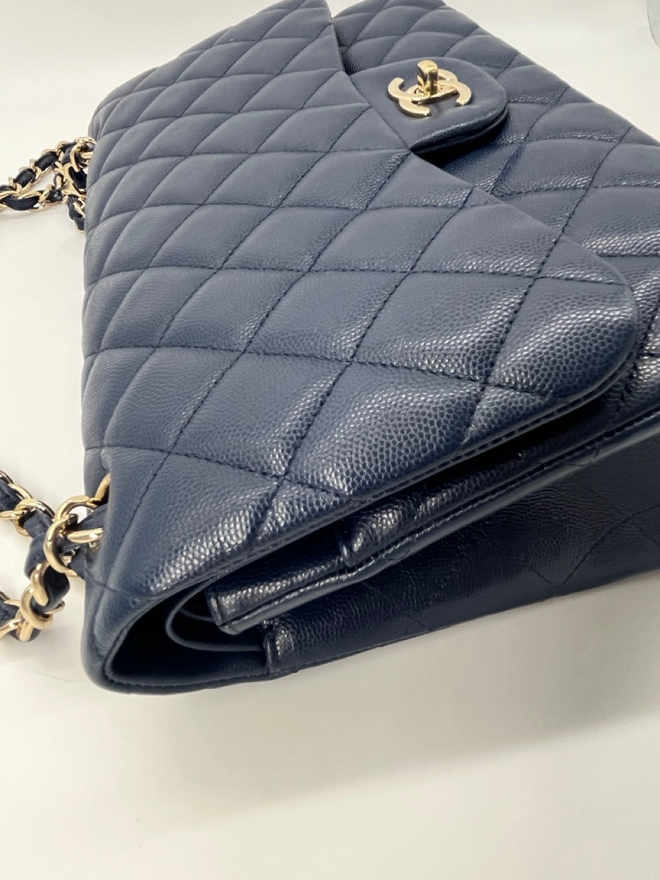 Chanel Classic Jumbo Double Flap | Navy Blue