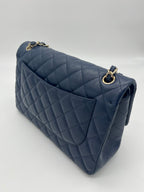 Chanel Classic Jumbo Double Flap | Navy Blue