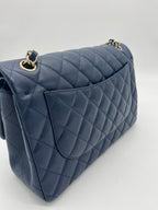 Chanel Classic Jumbo Double Flap | Navy Blue