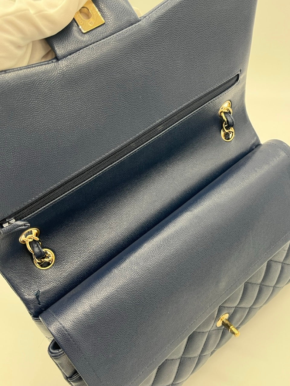 Chanel Classic Jumbo Double Flap | Navy Blue