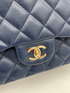 Chanel Classic Jumbo Double Flap | Navy Blue