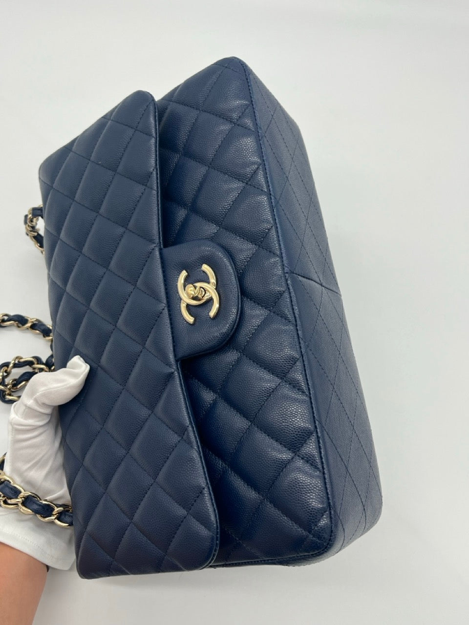 Chanel Classic Jumbo Double Flap | Navy Blue