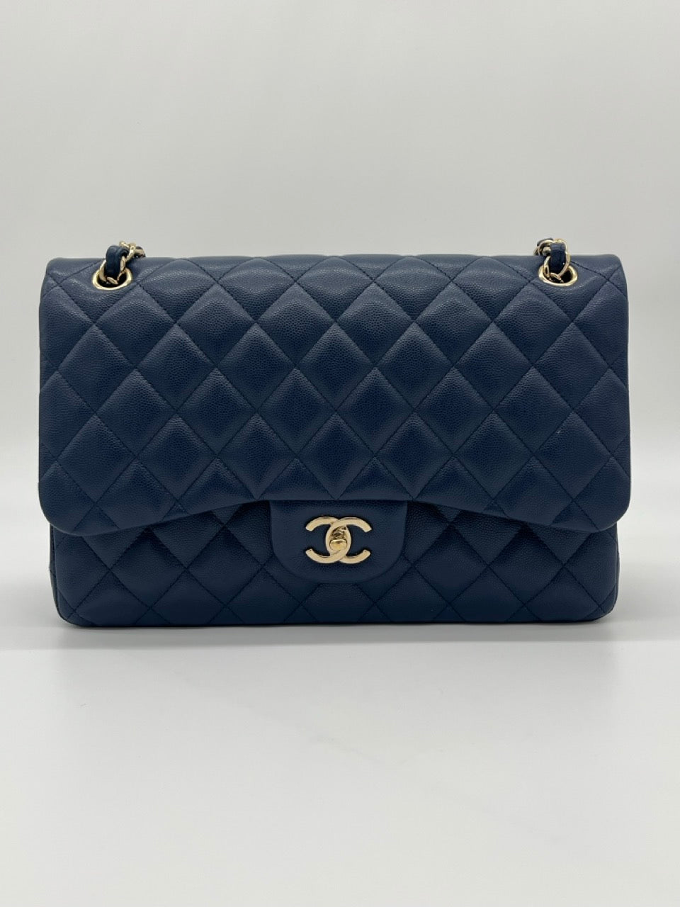 Chanel Classic Jumbo Double Flap | Navy Blue