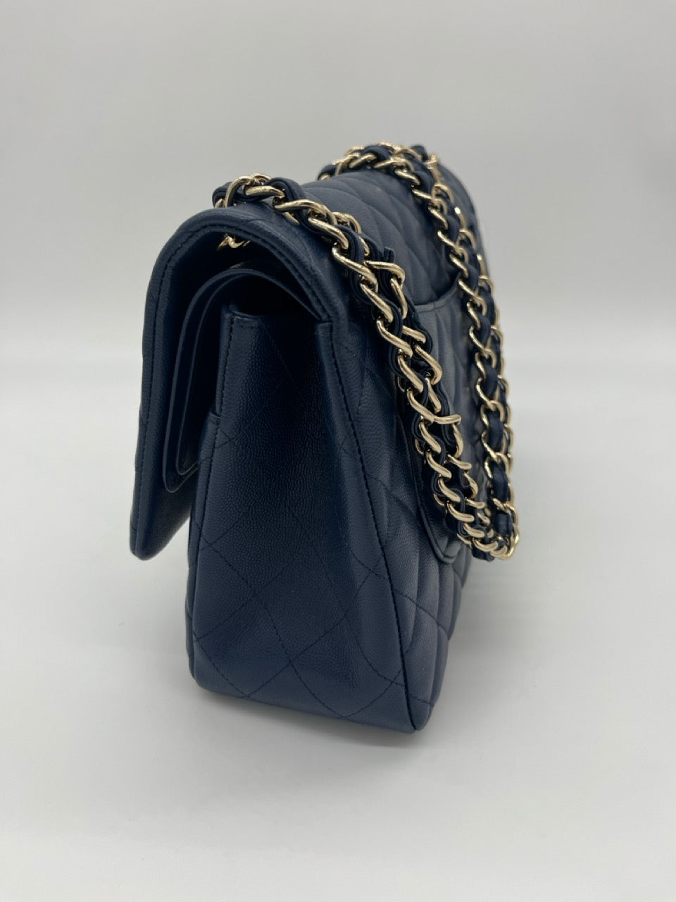 Chanel Classic Jumbo Double Flap | Navy Blue