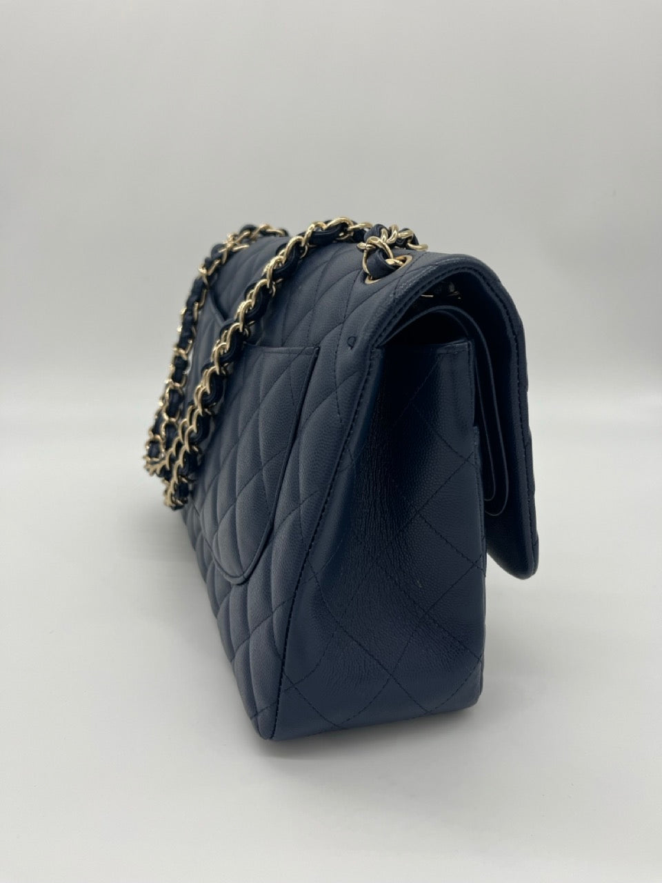 Chanel Classic Jumbo Double Flap | Navy Blue