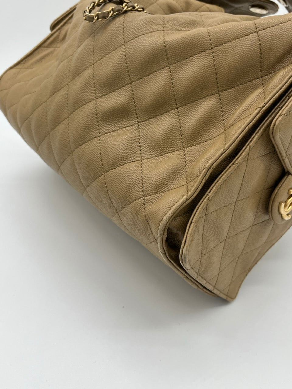 Chanel 25 Medium Hobo bag | Beige