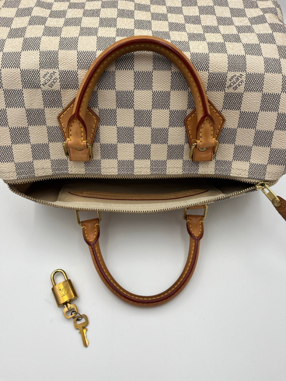Louis Vuitton Speedy 30 Damier Azur