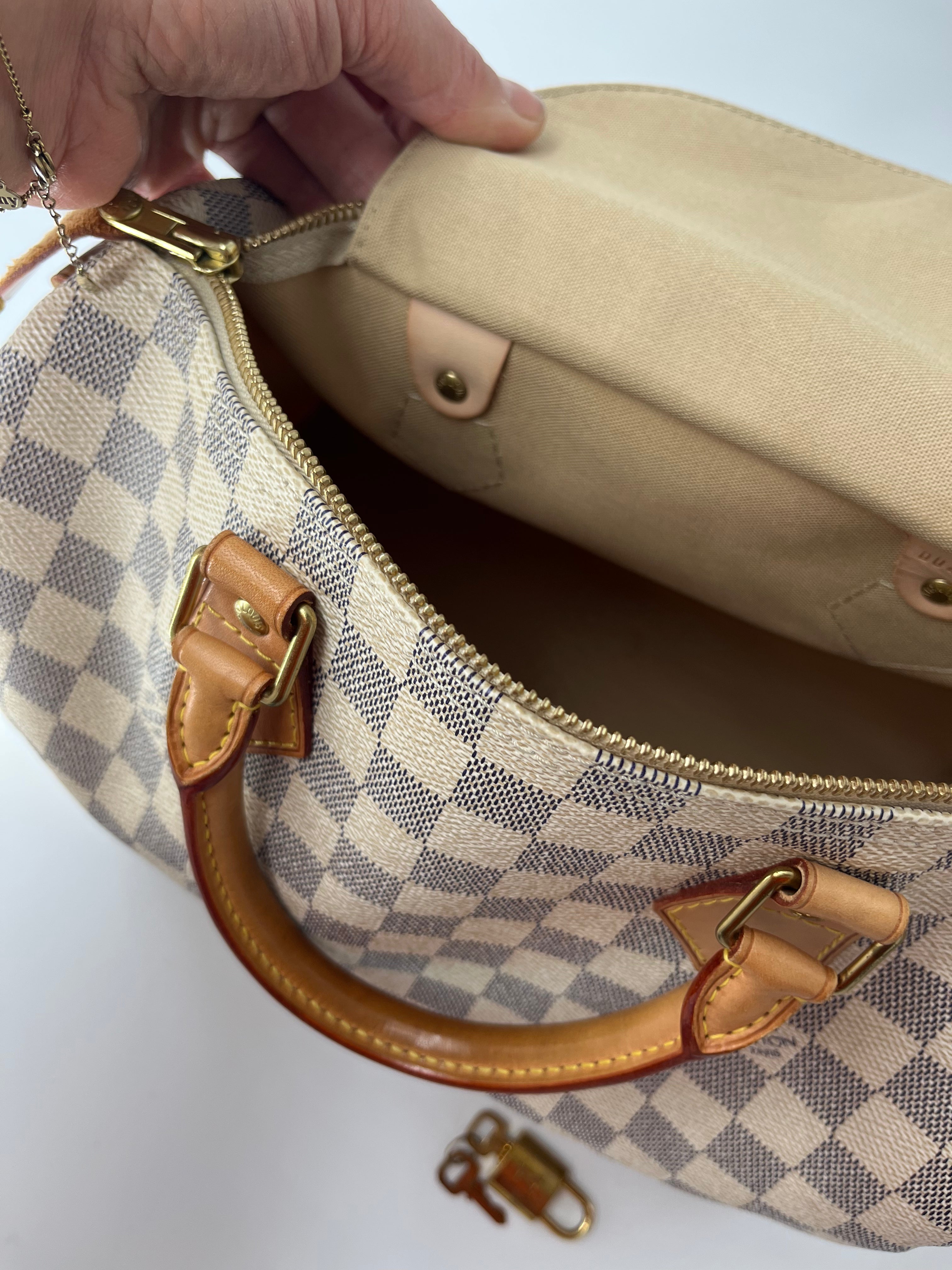 Louis Vuitton Speedy 30 Damier Azur