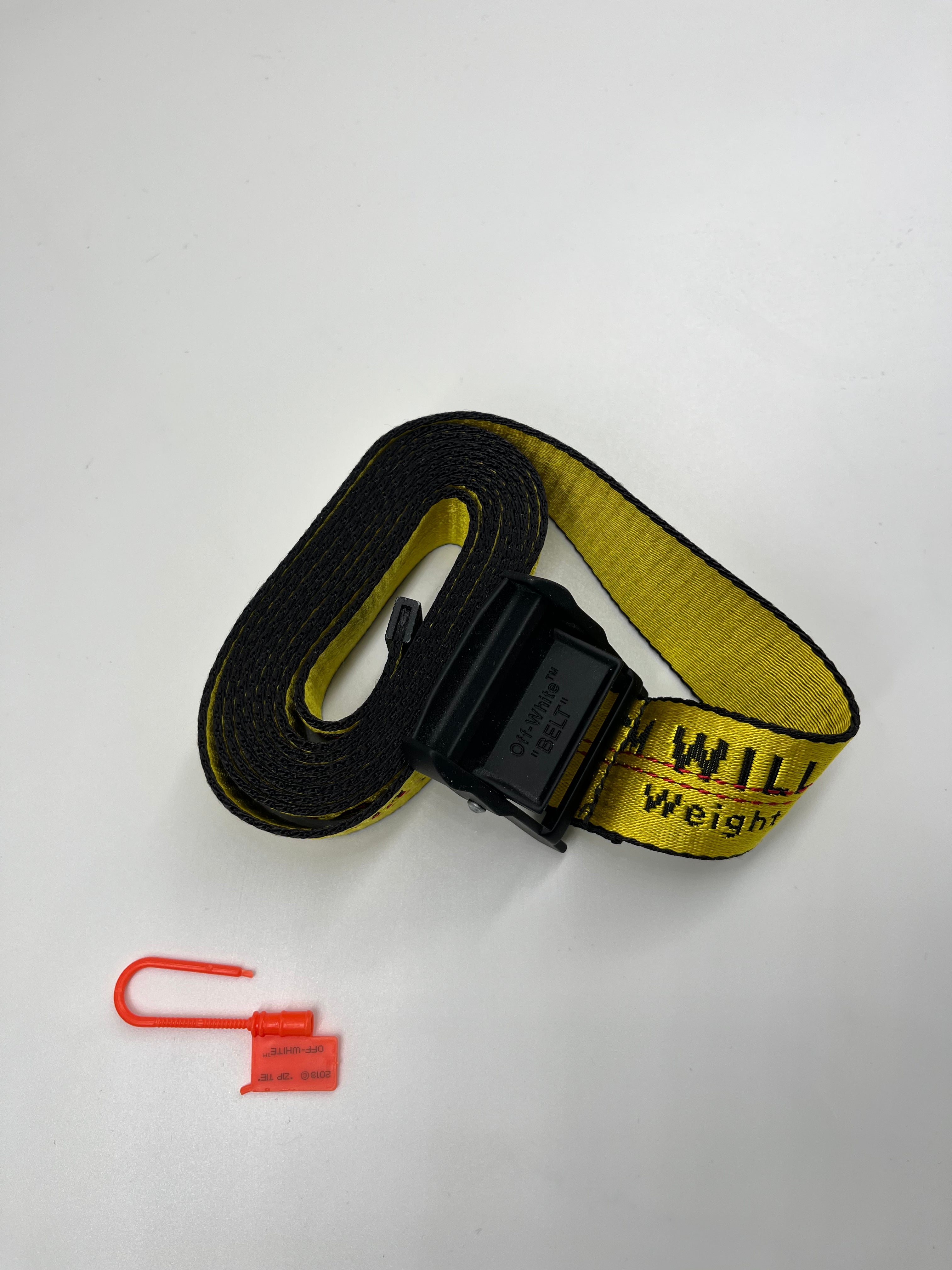 Off-White Industrial Belt OS - Yellow