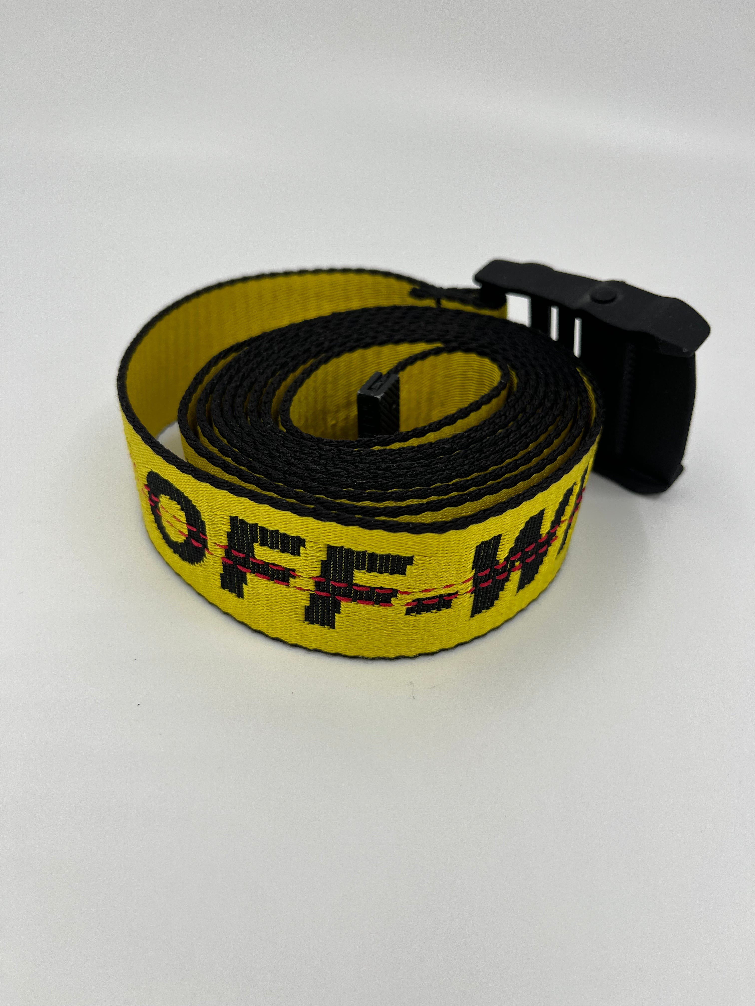 Off-White Industrial Belt OS - Yellow