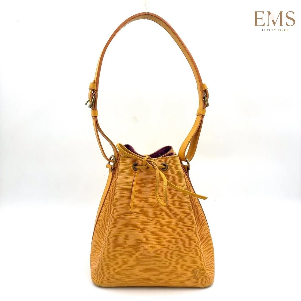 Louis Vuitton Peti Noe Epi Leather | Yellow