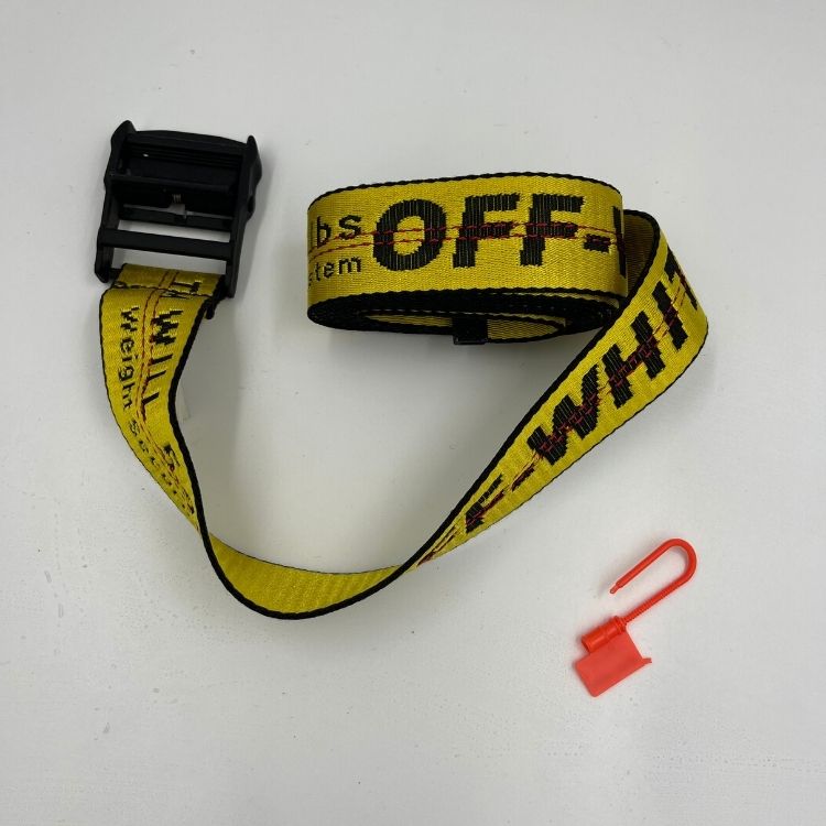 Off-White Industrial Belt OS - Yellow