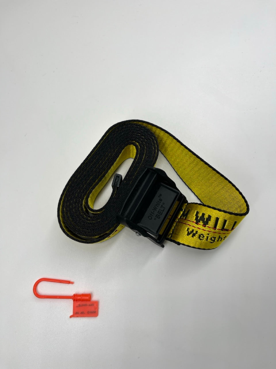 Off-White Industrial Belt OS - Yellow