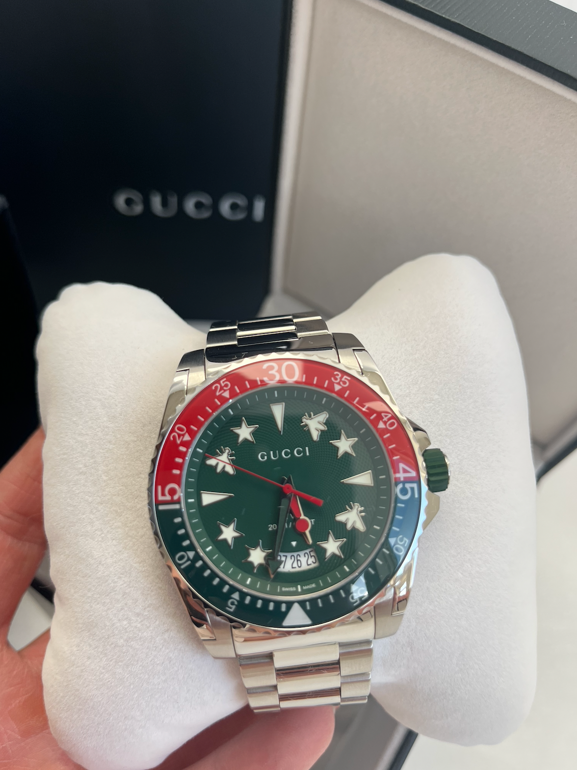 Gucci Dive watch - Green Red